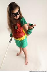 LUCY ROBN WITH LIGHTSABER